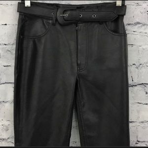 Two pair FP faux leather pants